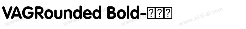VAGRounded Bold字体转换 VAGRounded Bold字体转换